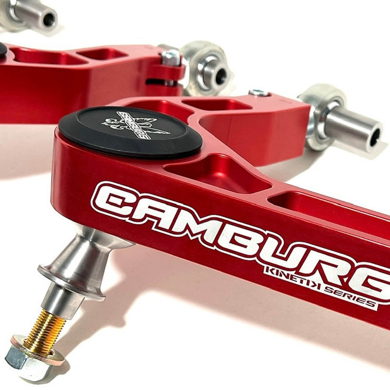 Camburg Engineering CAM-110214-RED KINETIK Billet Uniball UCA Red for 2021-2025 Ford Bronco (Excluding Raptor)