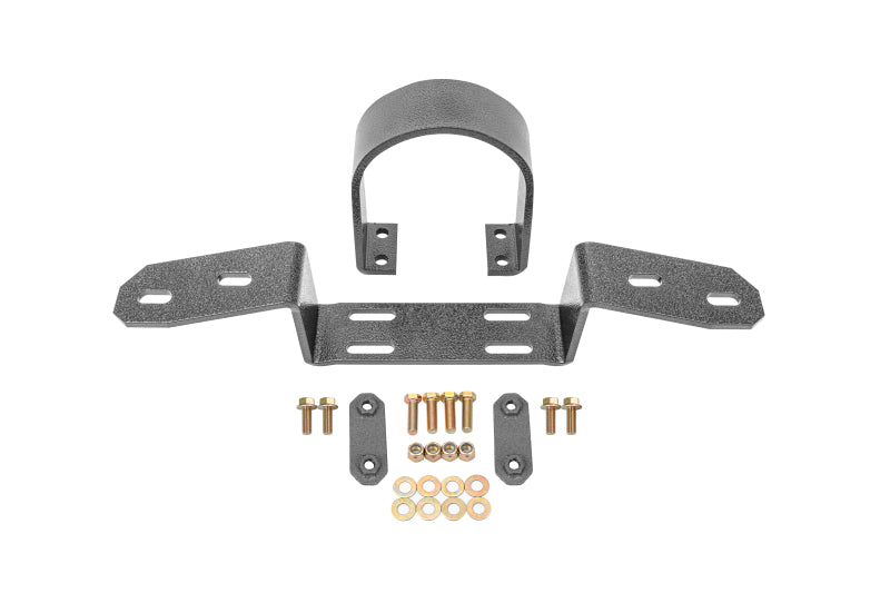 BMR 1964-1972 A-Body Driveshaft Safety Loop Front - Black Hammertone