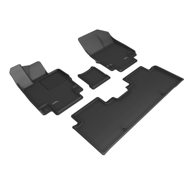 3D MAXpider Kagu Front, Rear & 3rd Row Floor Mats for 2023-2026 Genesis GV60