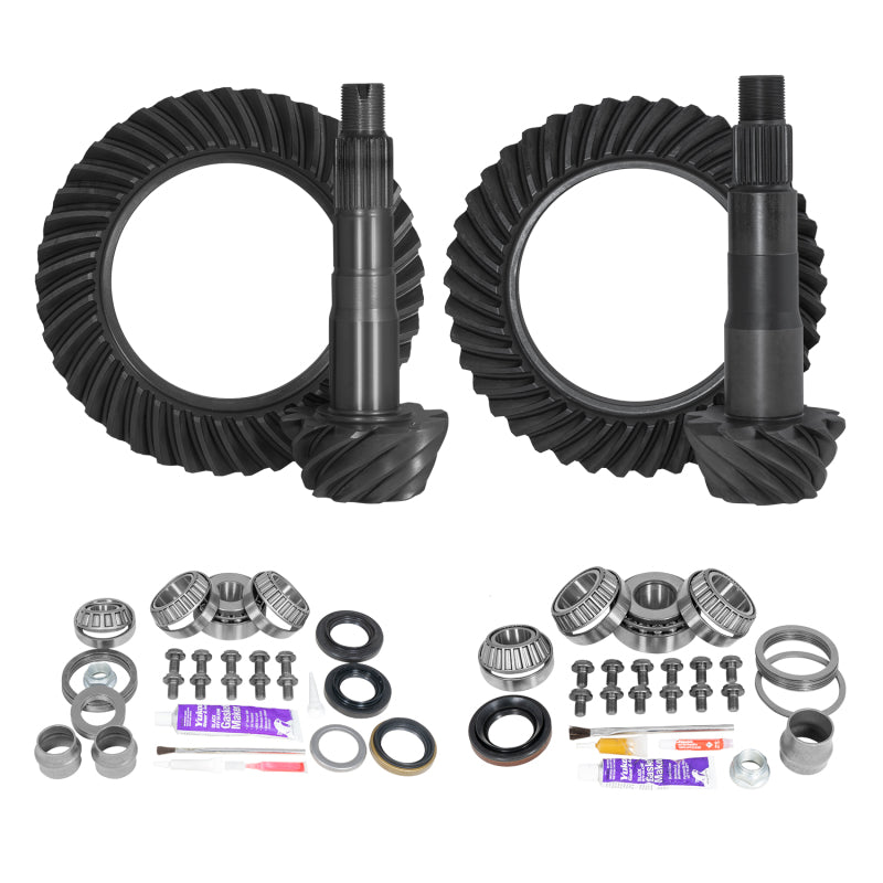 Yukon Gear & Axle YGKT008-456-3 Ring & Pinion Gear Kit Front & Rear for Toyota 8.2/8IFS Diff (with o Factory Locker) 4.56 Ratio
