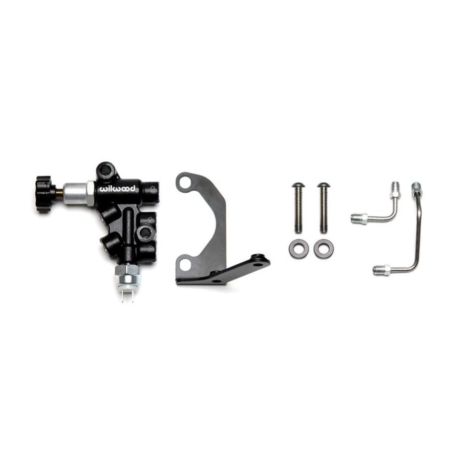 Wilwood Tandem Master Cylinder Mounting Bracket R/H Kit w/ Prop Valve - #260-15048