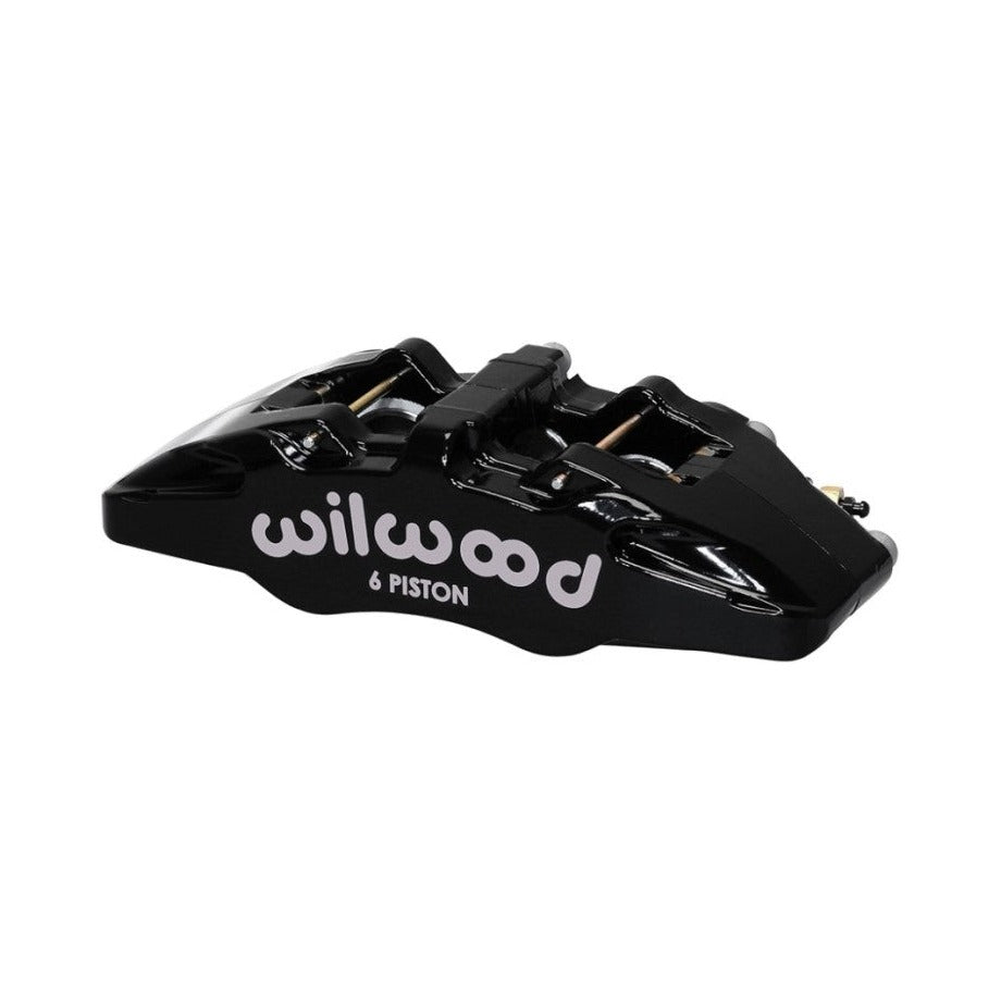 Wilwood Caliper-Forged Dynapro 6 5.25in Mount-L/H 1.62/1.38in/1.38in Pistons .81in Disc - #120-13429-BK