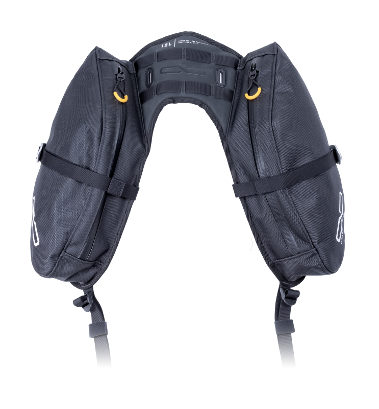 Giant Loop MSB25-Z-B MoJavi Saddlebag Zip Black Motorcycle