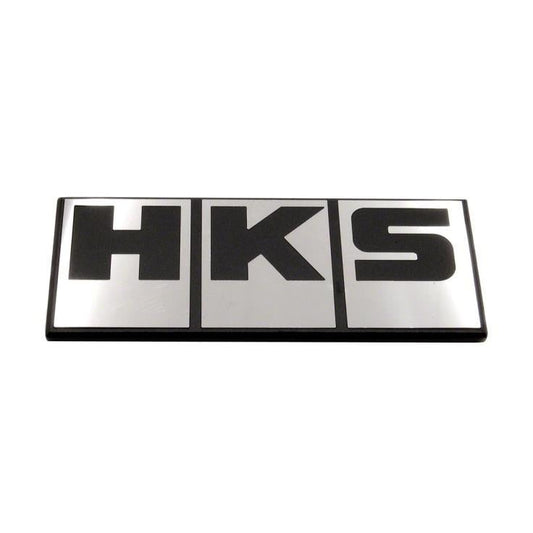 HKS Silver Block Logo Emblem