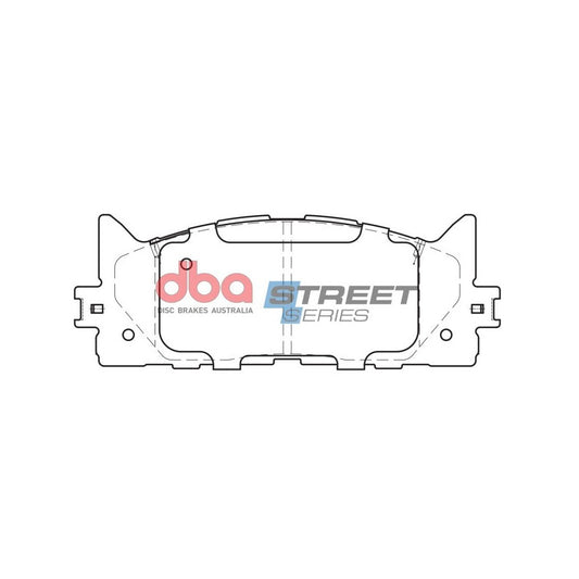 DBA 07-18 Lexus ES350 Street Series Front Brake Pads