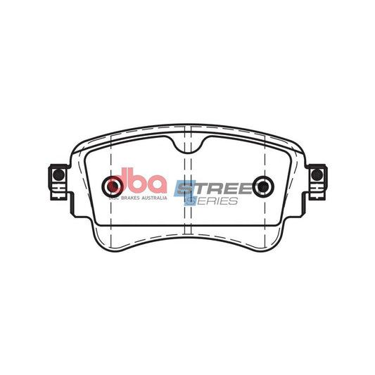 DBA 17-20 Audi A4 Street Series Rear Brake Pads