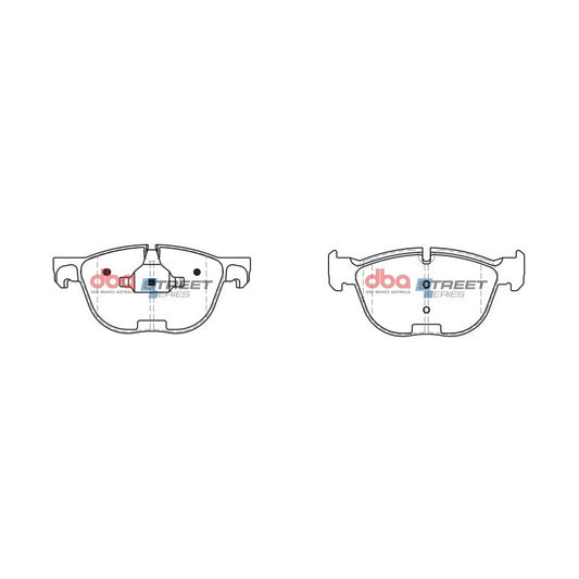 DBA 16-18 BMW X4 M40i Street Series Front Brake Pads
