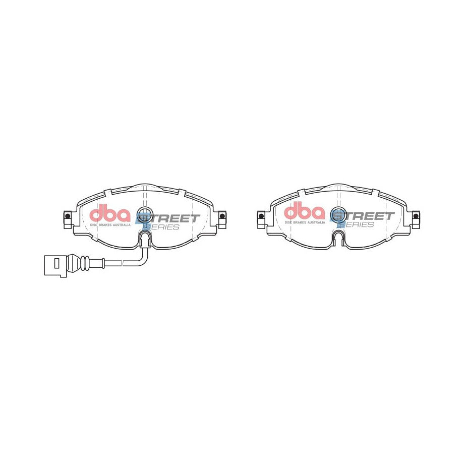 DBA 2014-2020 Volkswagen GTI Mk7 (with Perf Pkg 340mm Front Rotor) Street Series Front Brake Pads