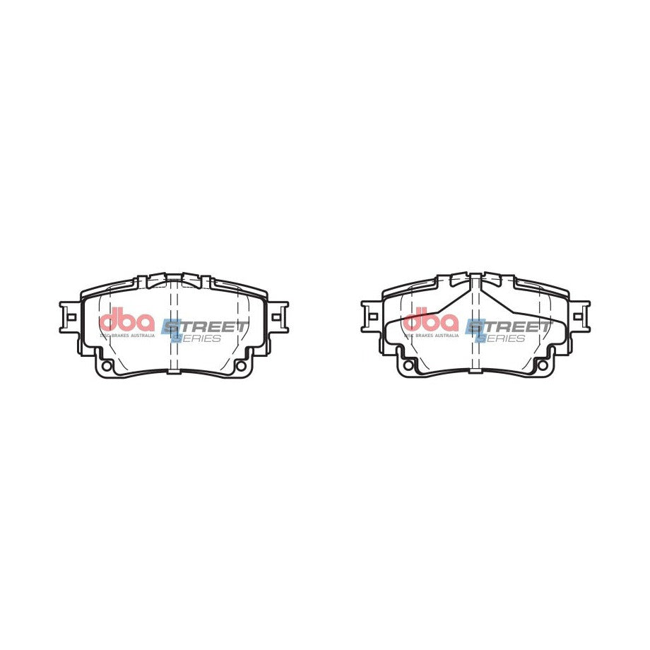 DBA 2020-2022 Toyota Corolla Hatchback Rear Street Series Brake Pads