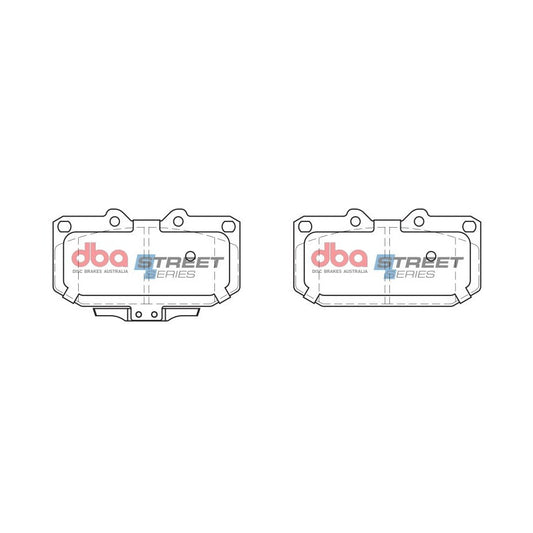 DBA 06-07 Subaru Impreza WRX Front Street Series Brake Pads