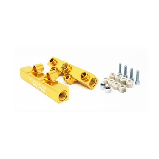 Torque Solution Top Feed Fuel Rails: 02-14 Subaru WRX / 07-18 STI - Gold