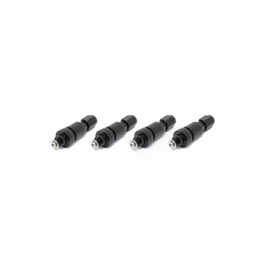 Torque Solution Billet TPMS Valve Stem Kit (Black) 2008+ Subaru Legacy Impreza WRX / STi