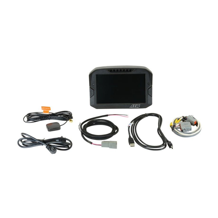 AEM CD-7 Logging GPS Enabled Race Dash Carbon Fiber Digital Display w/o VDM (CAN Input Only)