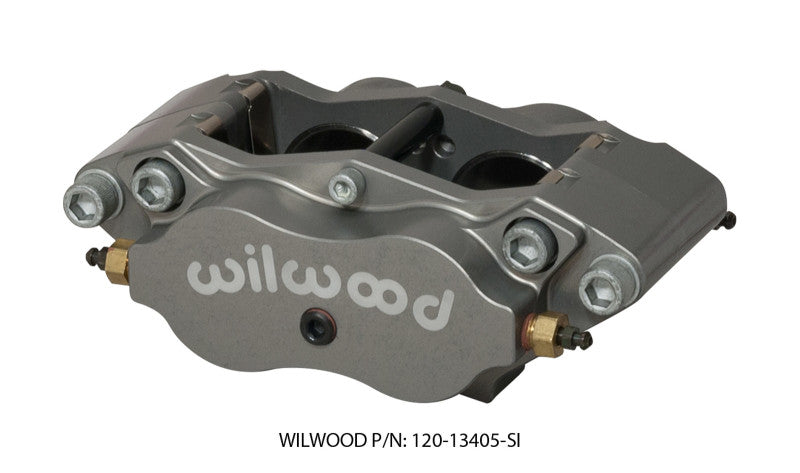 Wilwood Caliper-Billet Narrow Dynalite Radial Mount 1.75in Piston/.38in Disc - #120-13405-SI