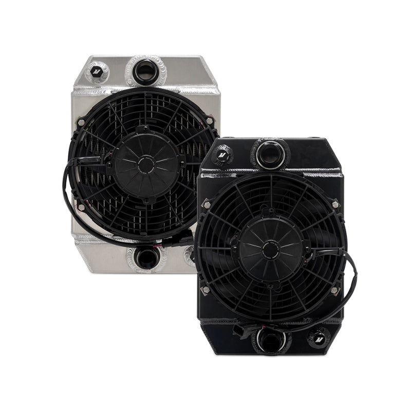 Mishimoto Universal Drag Race Performance Aluminum Radiator - Natural - #MMRAD-UNI-DRGN