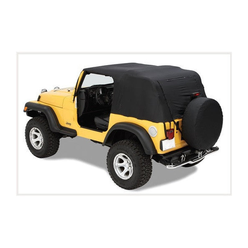 Bestop Emergency Top Black for 2007-2018 Jeep Wrangler JK 4-Door