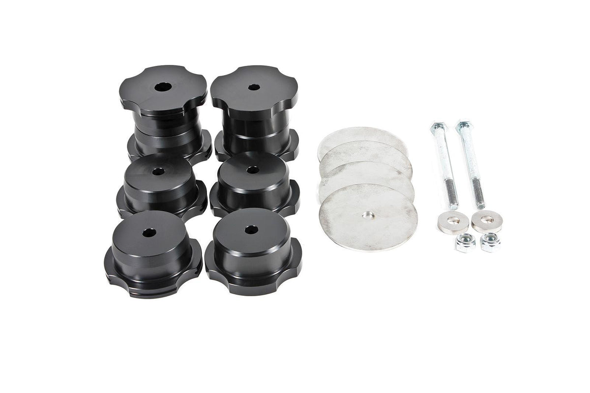 BMR 2016-2024 6th Gen Camaro Rear Cradle Bushing Kit (Delrin) - Black