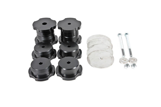 BMR 2016-2024 6th Gen Camaro Rear Cradle Bushing Kit (Delrin) - Black
