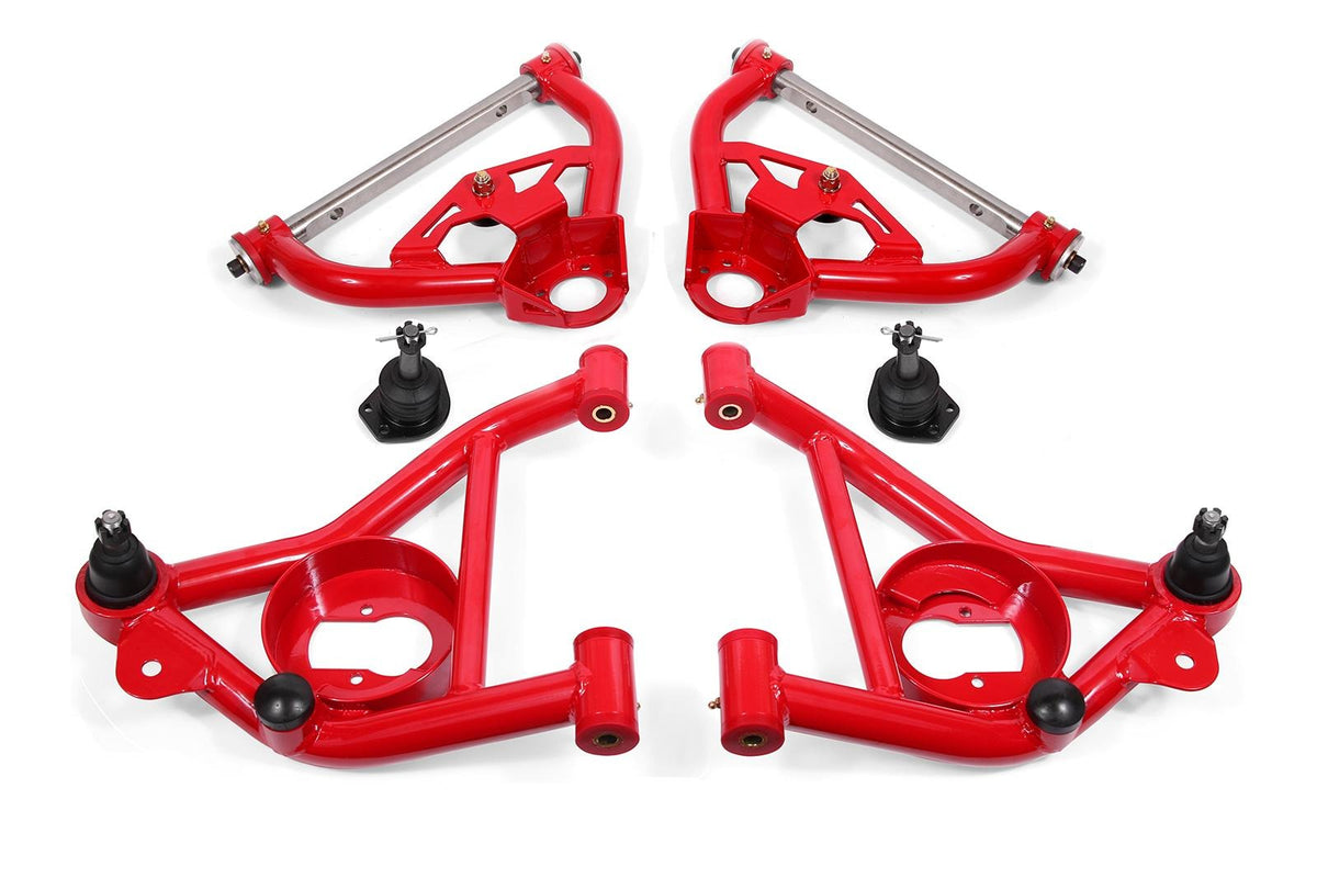 BMR 1978-1987 G-Body Upper And Lower A-Arm Kit - Red