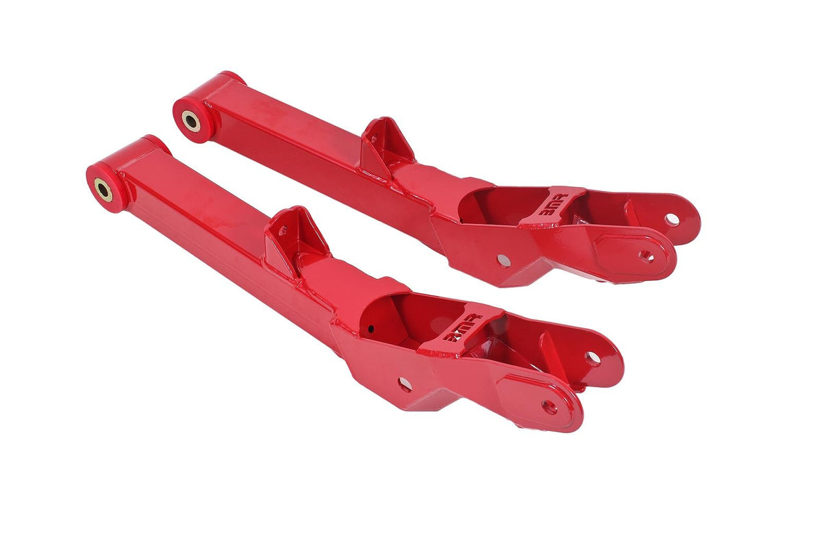 BMR 2010-2015 5th Gen Camaro Non-Adj. Rear Lower Control Arms (Polyurethane) - Red