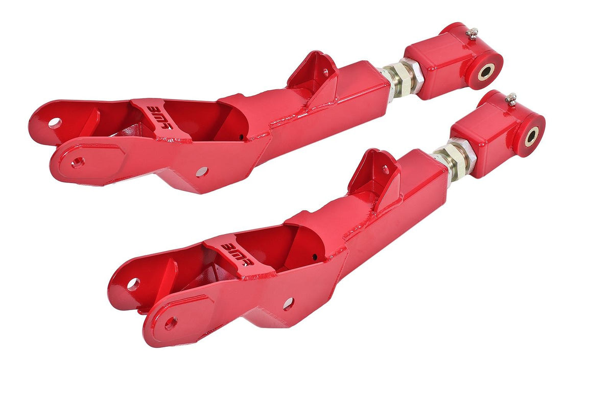 BMR 2010-2015 5th Gen Camaro Lower Control Arms Rear On-Car Adj. (Polyurethane) - Red