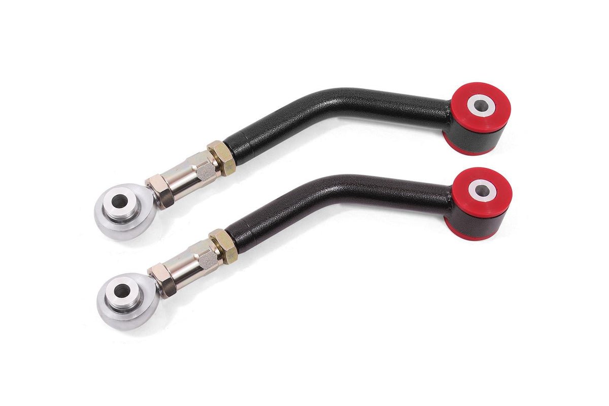 BMR 2008-2023 Challenger Upper Control Arms On-Car Adj. Rod Ends (Polyurethane) - Black Hammertone