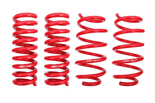 BMR 2008-2023 Dodge Challenger Lowering Springs 1.25in Drop - Set of 4 - Red