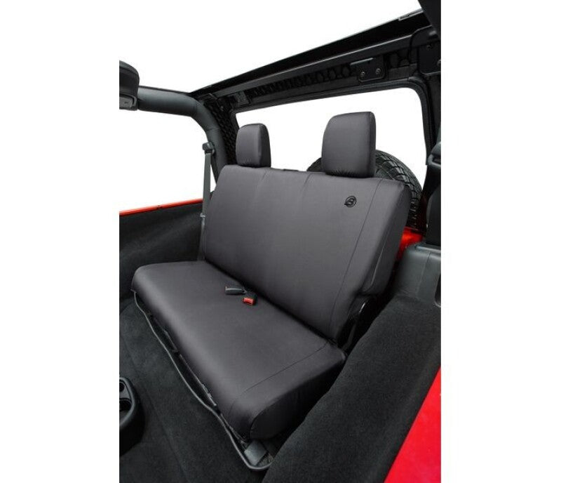 Bestop 07-18 Jeep Wrangler JK 2-Door Rear Seat Covers (Black Diamond)