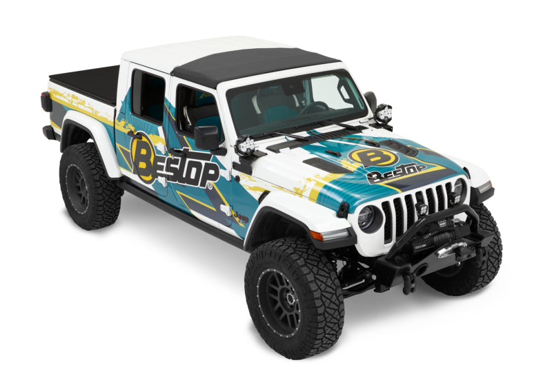 Bestop 20-26 for Jeep Gladiator / 18-26 Wrangler JL Sunrider For Hardtop (Black