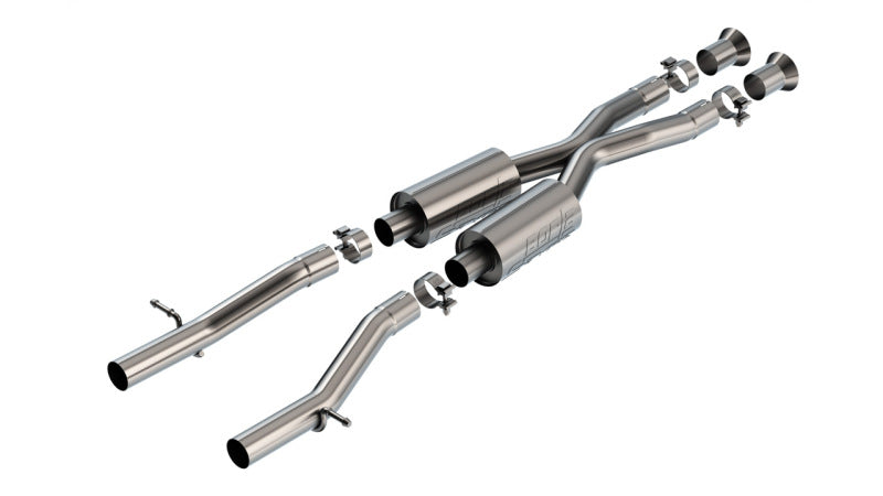 Borla 60738 Mid-Section Exhaust System S-Type for 2015-2025 Lexus RC F (5.0L V8)