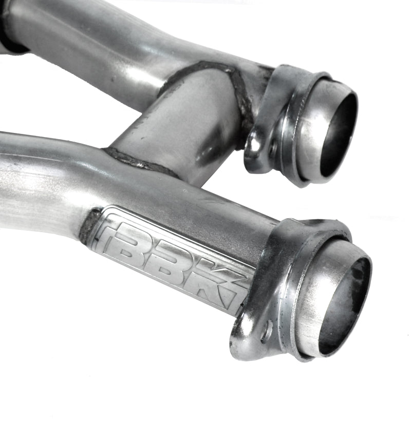 BBK Performance 1509 Short Mid H-Pipe with Catalytic Converters (2-1/2 in) for 1979-1993 Ford Mustang (5.0L) with BBK Long Tube Headers