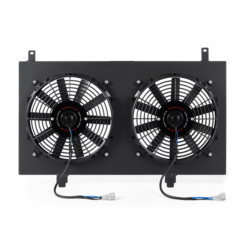 Mishimoto 03-06 Nissan 350Z Aluminum Fan Shroud Black - #MMFS-350Z-03BK