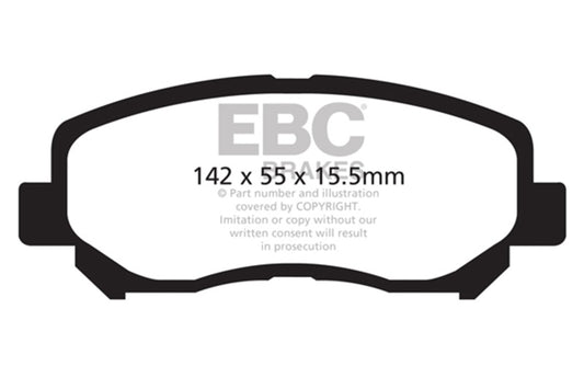 EBC 12+ Mazda CX-5 2 Redstuff Front Brake Pads DP32134C