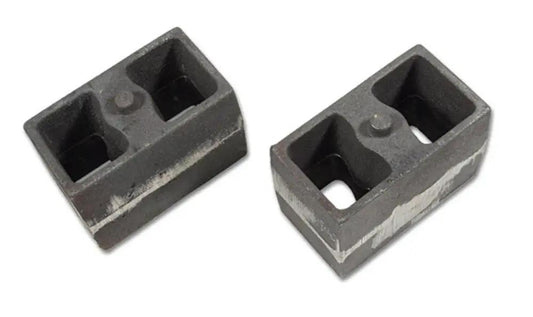 Tuff Country 79044 4in Cast Iron Lift Blocks (3in Wide/ Non-Tapered) Pair