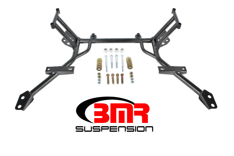 BMR 2005-2010 S197 Mustang K-Member with No Motor Mounts and STD. Rack Mounts - Black Hammertone