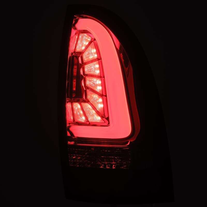 AlphaRex 680030 05-15 Toyota Tacoma PRO-Series LED Tail Lights Jet Black