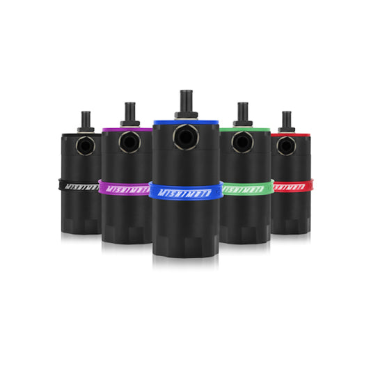 Mishimoto Universal Baffled Oil Catch Can - Red - #MMBCC-UNI-RD