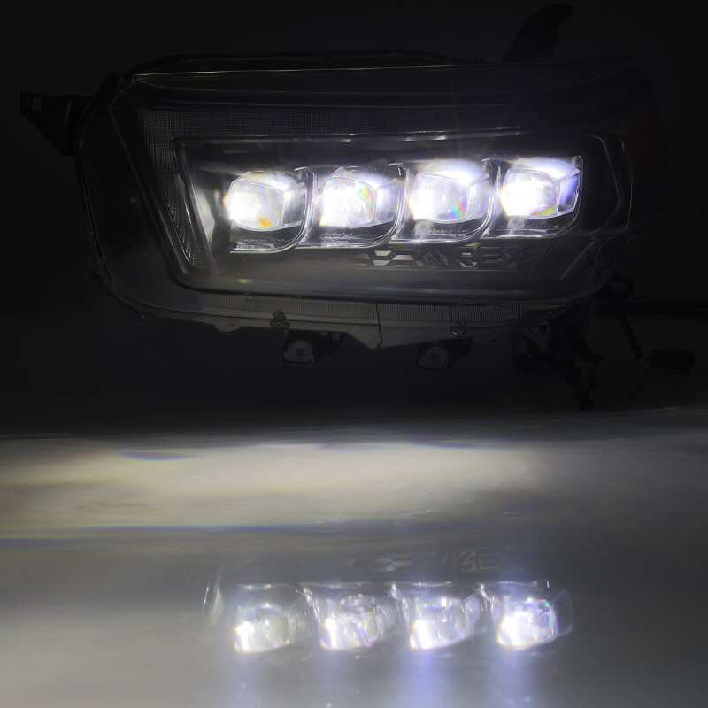AlphaRex 880759 10-13 Toyota 4Runner NOVA LED Projector Headlights Plank Style Black w/Sequential Signal/DRL
