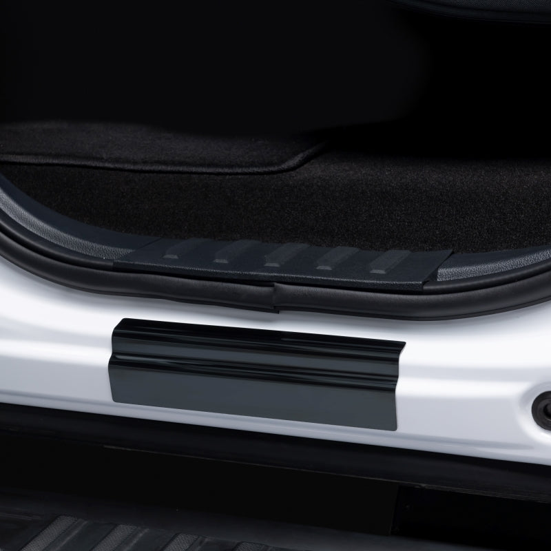 Putco for 2015-2020 Ford F-150 - SuperCrew with F-150 Etching (4pcs) Black Platinum Door Sills