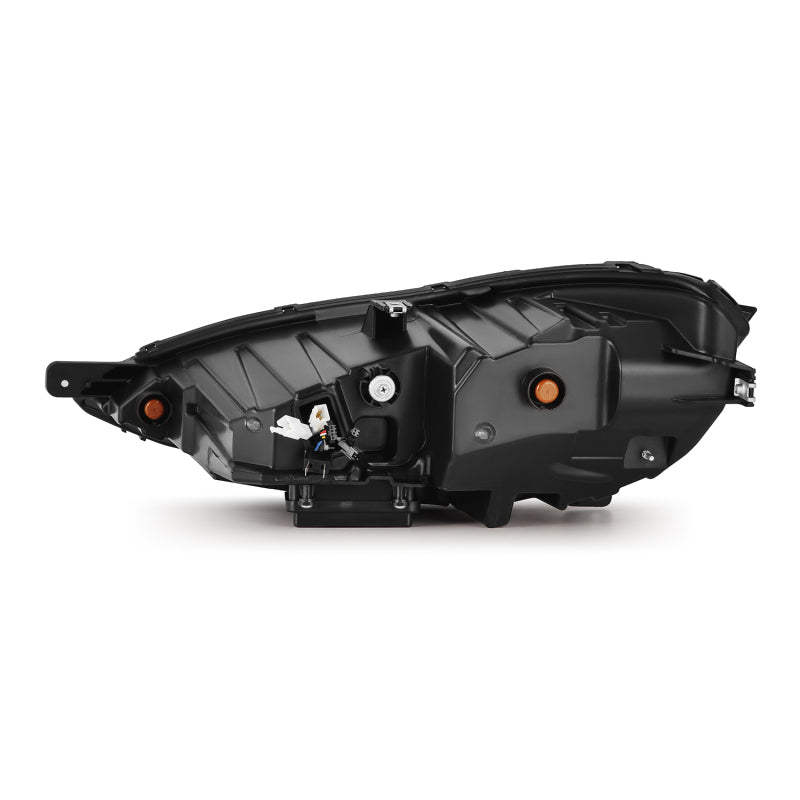 AlphaRex 880878 12-21 Tesla Model S NOVA LED Projector Headlights Alpha-Black w/Activation Light & Sequential.Signal / Switchback DRL