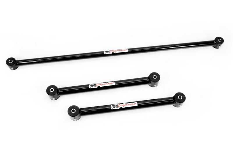 UMI Performance 201520-B Lower Control Arms Non-Adjustable Panhard Bar Black