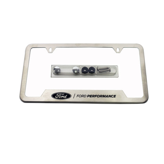 Ford Racing Stainless Steel for Ford Performance License Plate Frame