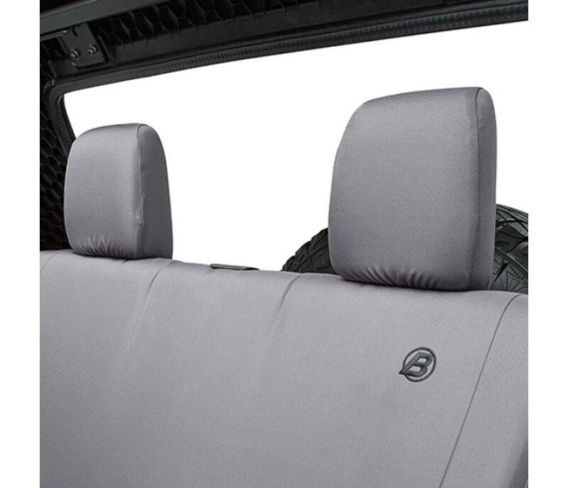 Bestop 07-18 Jeep Wrangler JK 2-Door Rear Seat Covers (Charcoal)