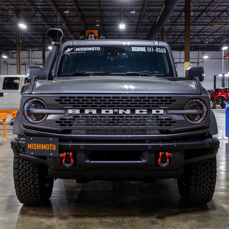 Mishimoto 2021+ Ford Bronco Modular Bumper License Plate Relocation - #MMLP-BR-21M