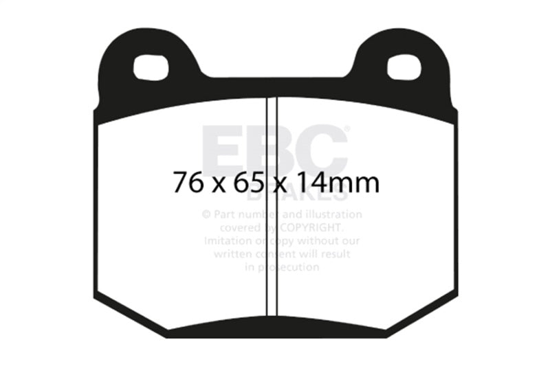 EBC 99-03 Mitsubishi Lancer Evolution 2.0 Turbo Redstuff Rear Brake Pads DP31538C