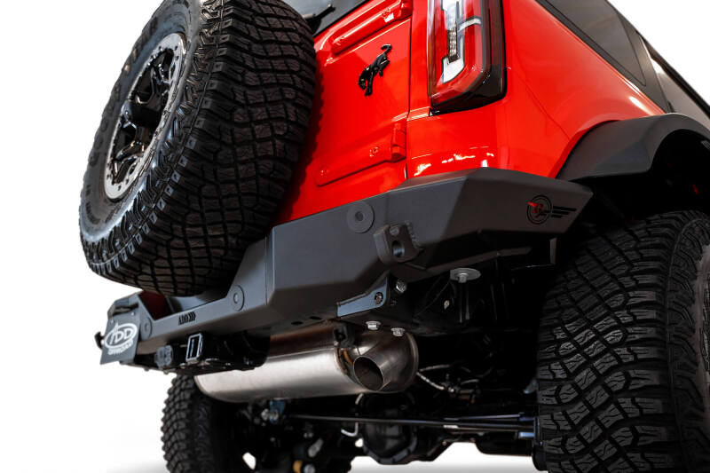 Addictive Desert Designs for 2021+ Ford Bronco Rock Fighter Rear Bumper - Hammer Black
