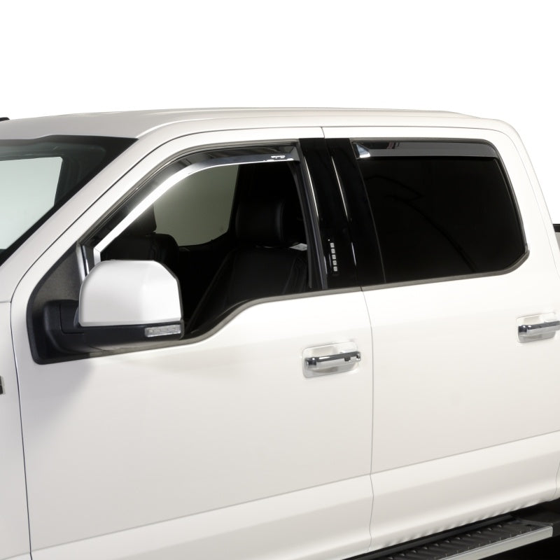 Putco for 2017-2020 Ford Super Duty - Crew Cab (Set of 4) Element Chrome Window Visors