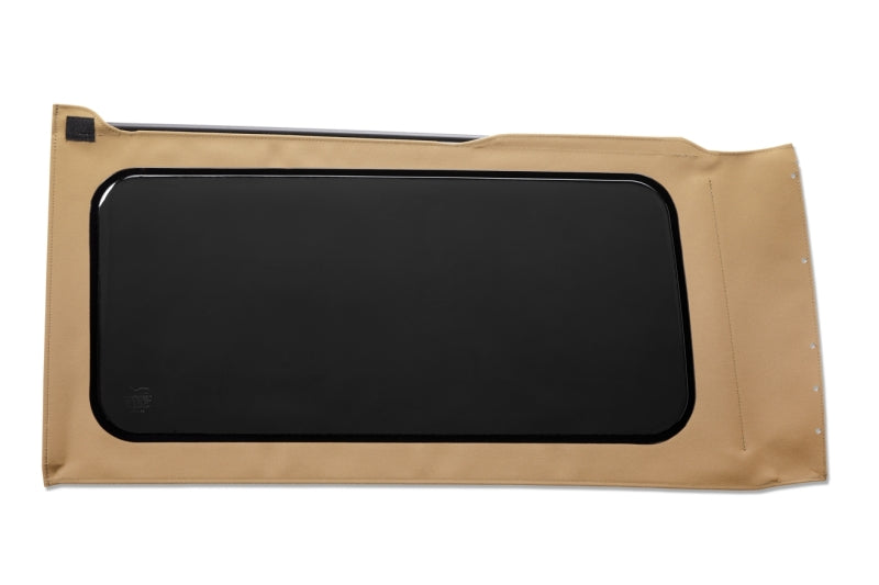 Bestop 18-26 Jeep Wrangler JL Oe JL Replacement Windows (Quarter Left Hand 2-Door Tan Twill Tinted)