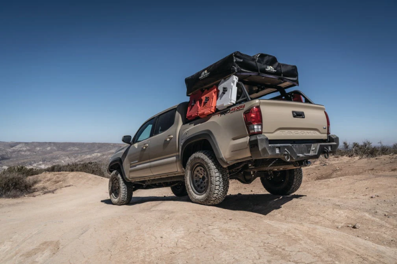 Body Armor 4x4 (TC-2963) 2016-2020 Compatible with Toyota Tacoma Pro Series Rear Bumper Black