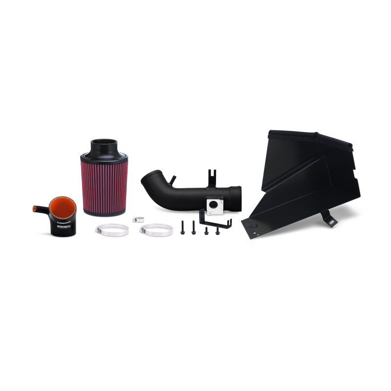 Mishimoto 06-11 Honda Civic Si Performance Air Intake w/ Heat Shield - Wrinkle Black - #MMAI-CIV-06SIHWBK
